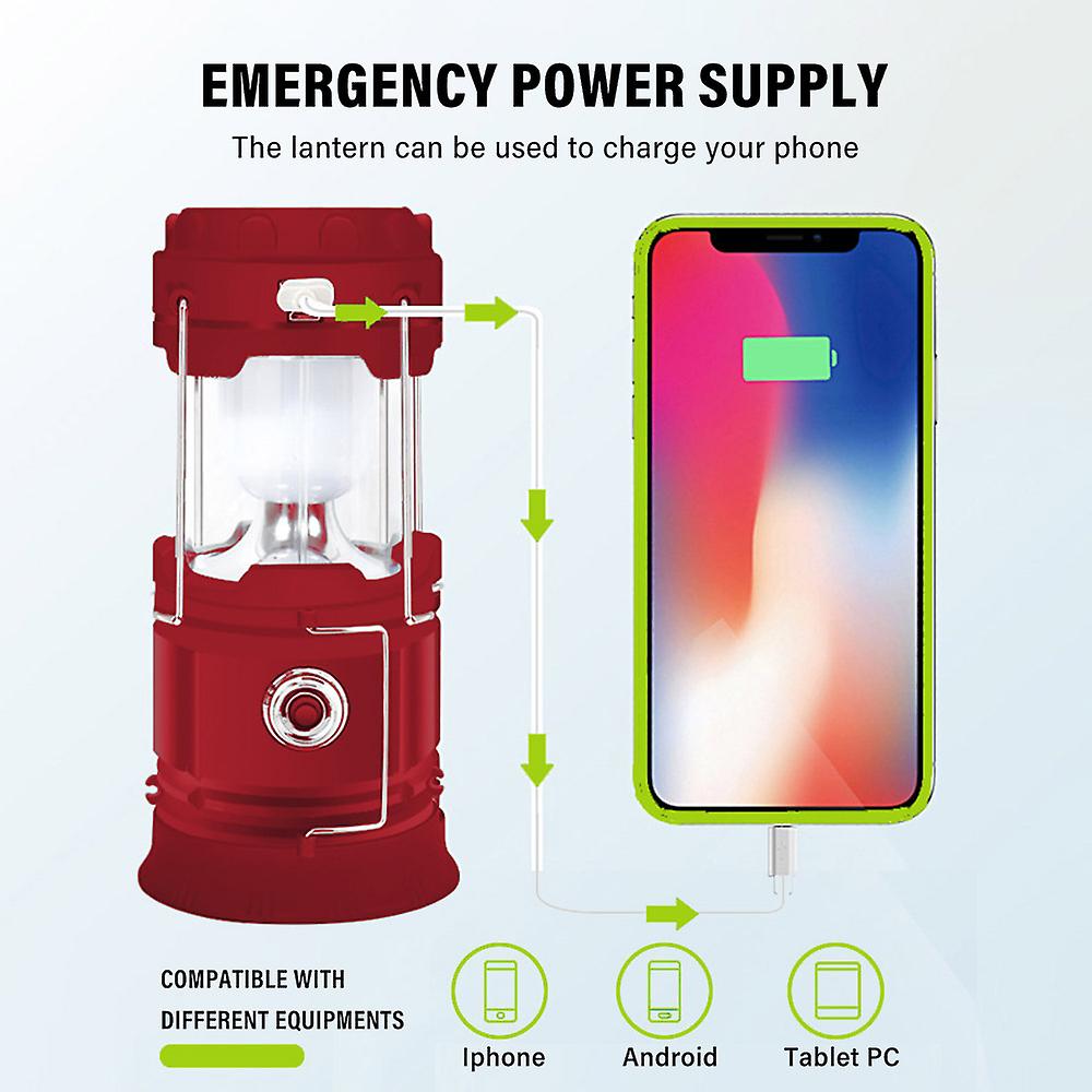 Outdoors Camping Lantern， Battery， Usb Cable