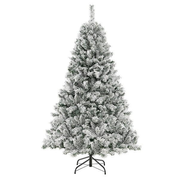 Costway 6 FT/7FT/8FT PreLit Christmas Tree 3Minute Quick Shape