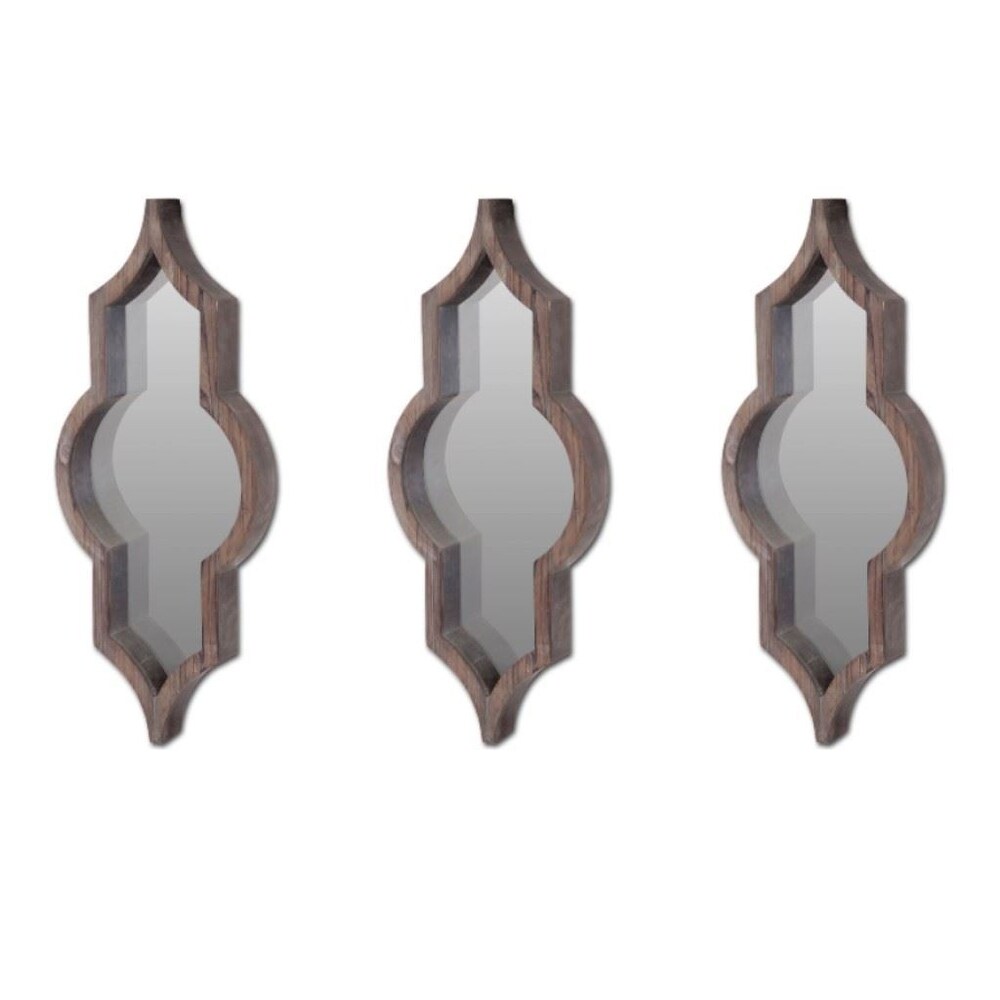 Tamanar Solid Wood Frame Moroccan Inspired Mirror   34\