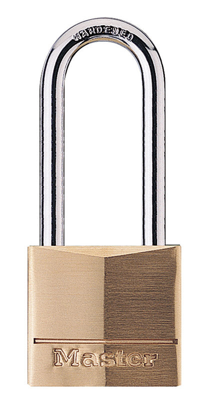 PADLOCK BRASS 1-9/16