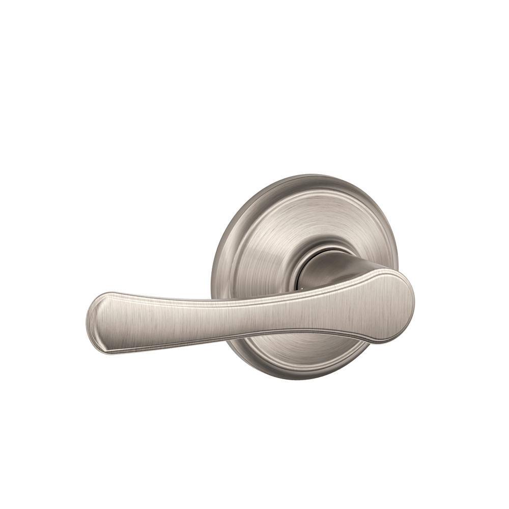 Schlage Avila Satin Nickel Passage HallCloset Door Handle F10 VLA 619