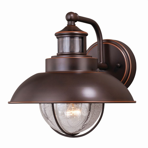 Vaxcel Harwich 1 Light Wall Light Burnished Bronze