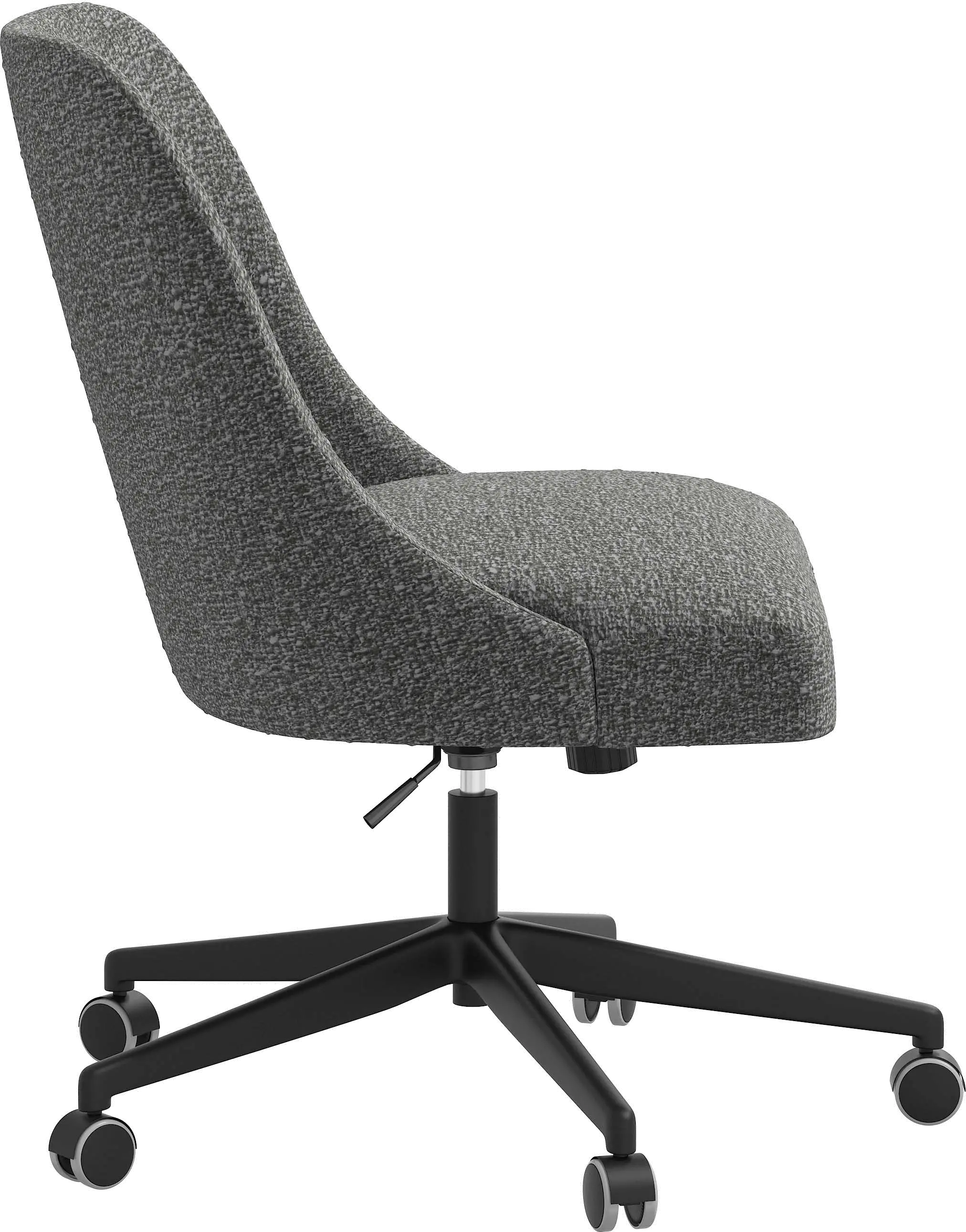 Spencer Smoke Gray Office Chair - Skyline Furniture