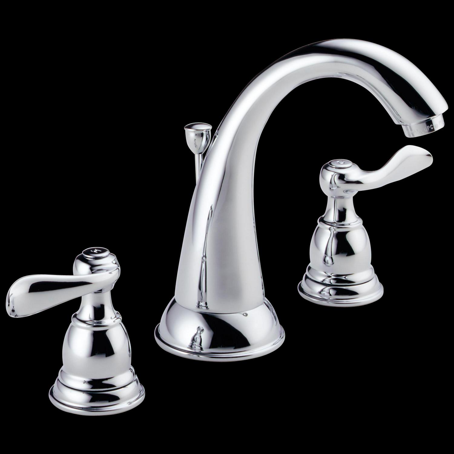 Delta Windemere Two Handle 8 in. Widespread Lavatory Faucet in Chrome B3596LF