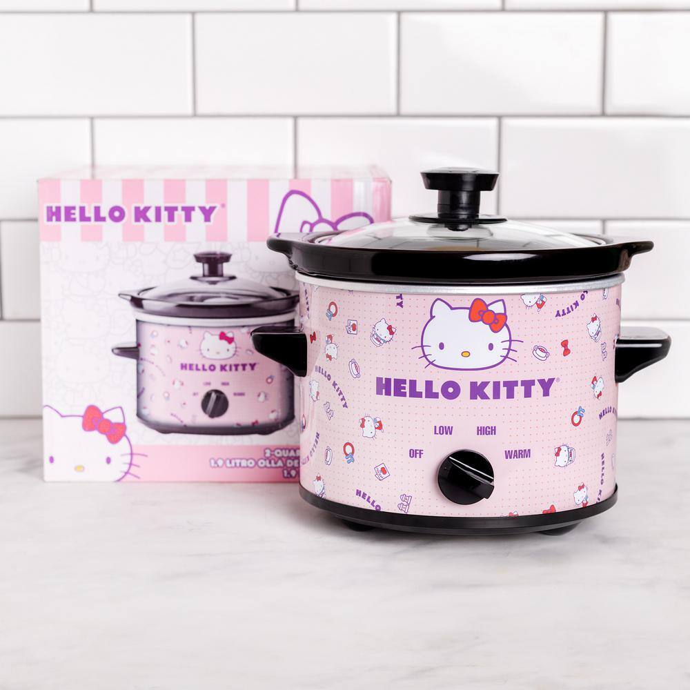 Uncanny Brands 2 Qt. Pink Hello Kitty Slow Cooker SC2-KIT-HK1