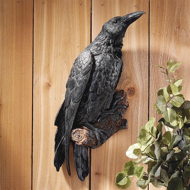 Design Toscano The Raven x27 s Perch Wall Sculpture