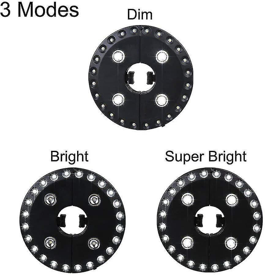 S For Patio Parasol Umbr 3 Ness Mode 28 Led S At Lux- 4 X Aa Operated， Stick Umbr For Patio Umbrs