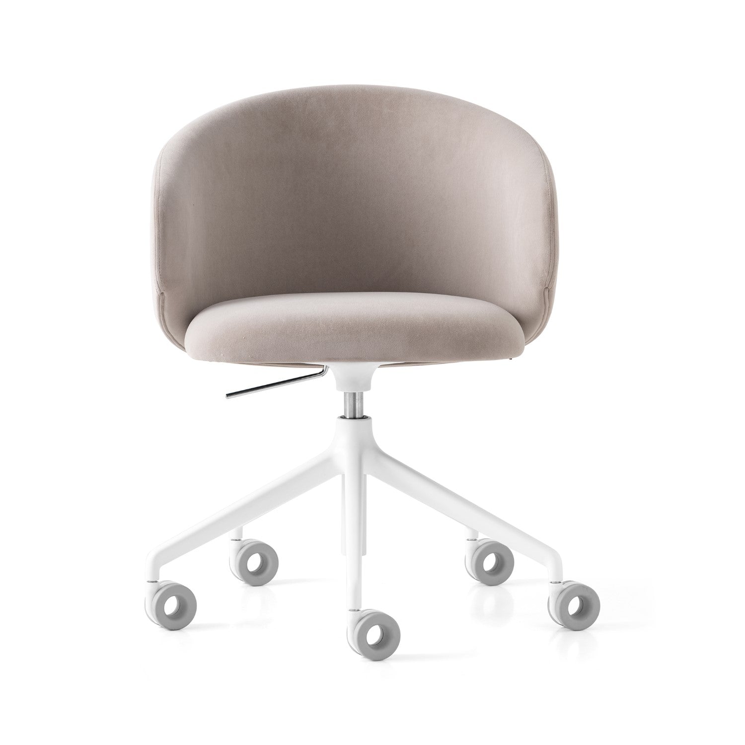 Tuka Indoor/Outdoor Optic White Base Swivel Office Chair