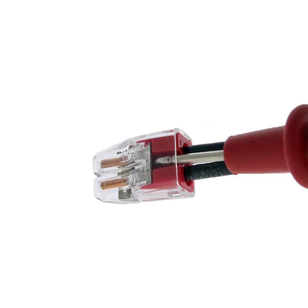 IDEAL 2-Port In-Sure Push-In Wire Connector Red (300-Jar) 30-1032J