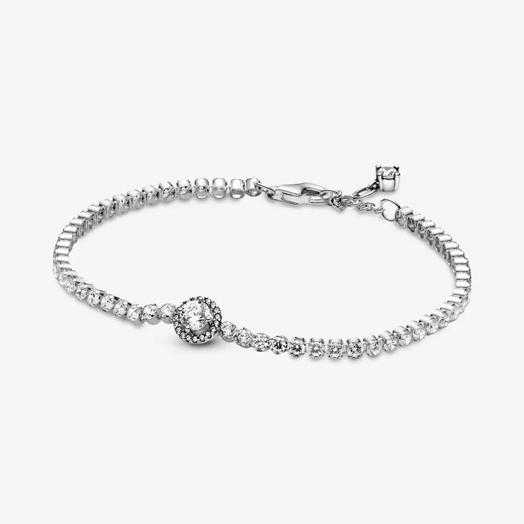 PANDORA  Sparkling Halo Tennis Bracelet