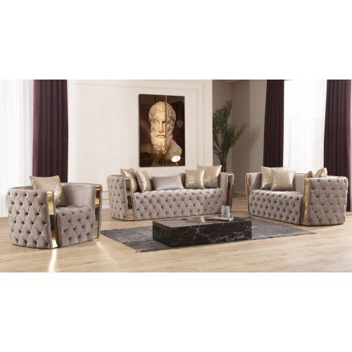 Naomi Sofa in Taupe