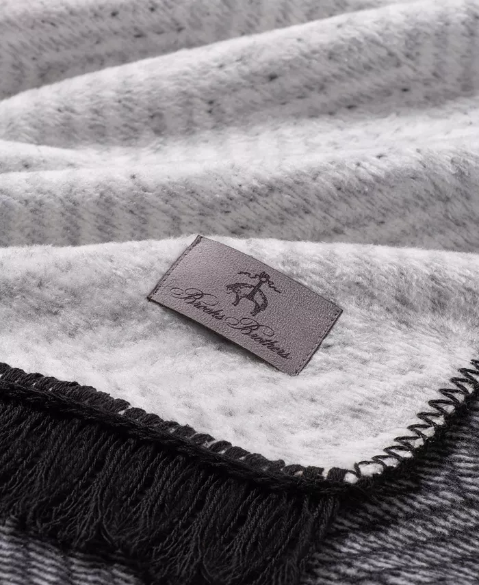 Brooks Brothers Est. Luxury Cotton Throw