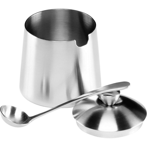 Frieling Sugar Bowl spoon Brushed Finish 10 Fl Oz Stainless Steel