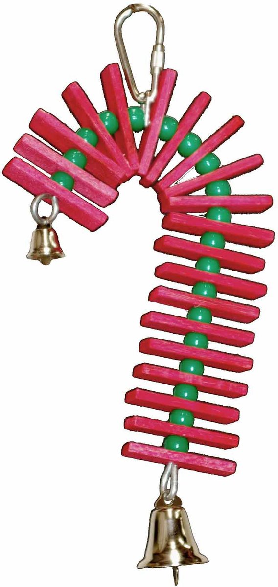 Super Bird Creations Balsa Candy Cane Bird Toy