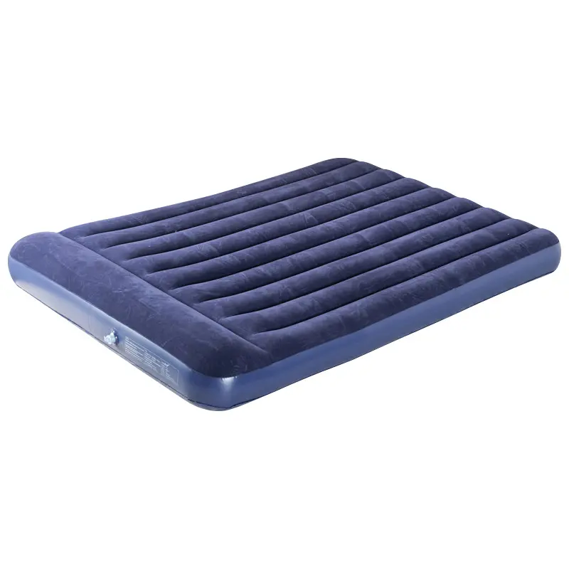 Hot sale double inflatable bed outdoor camping folding portable air bed mattress with pump