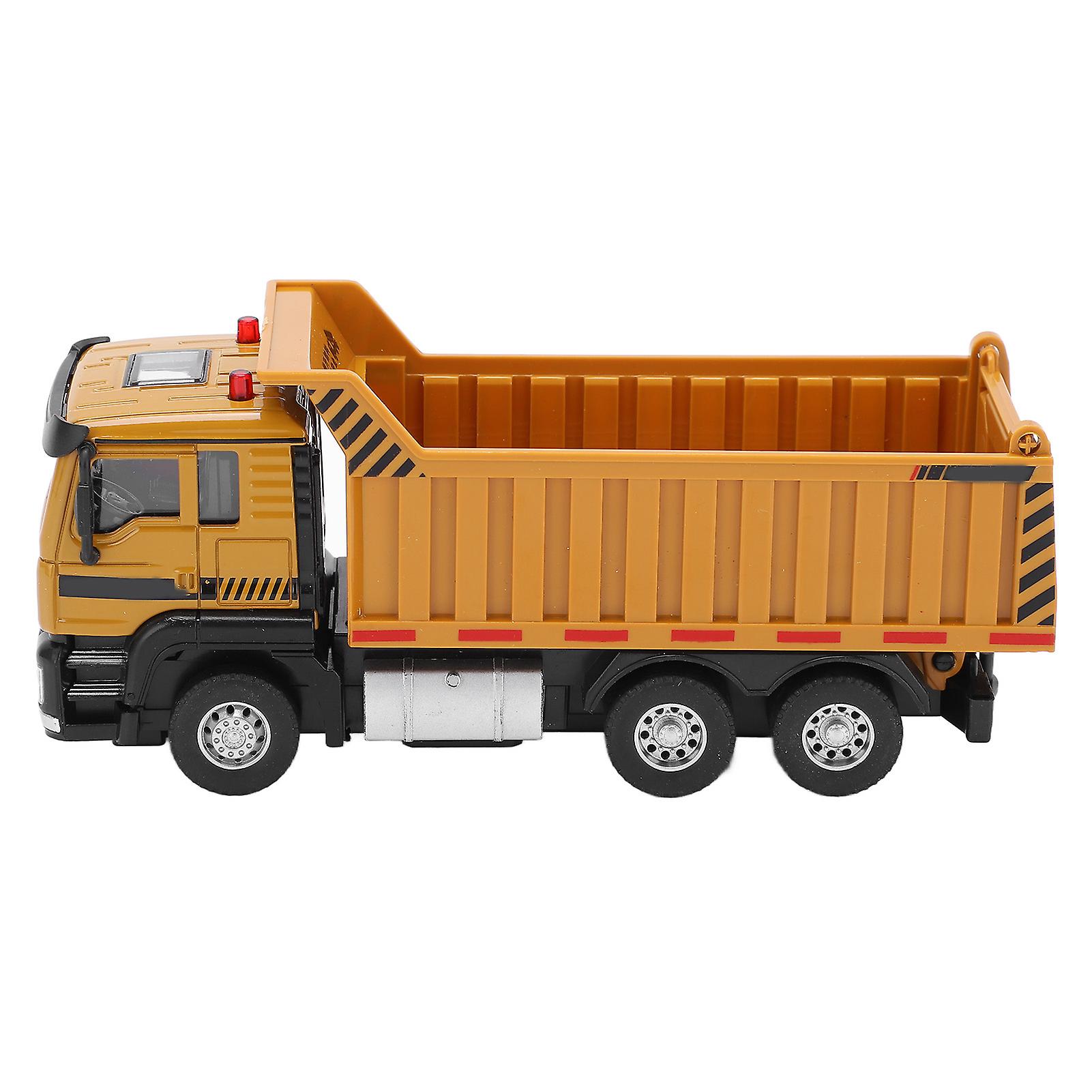 Alloy 1:50 Engineering Dump Truck Toy Model Flexible Construction Site Vehicle Toys For Kids And Decoration For House