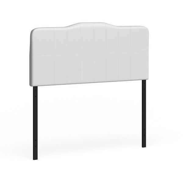 Silver Orchid Bow Full Vinyl Headboard - - 20370353