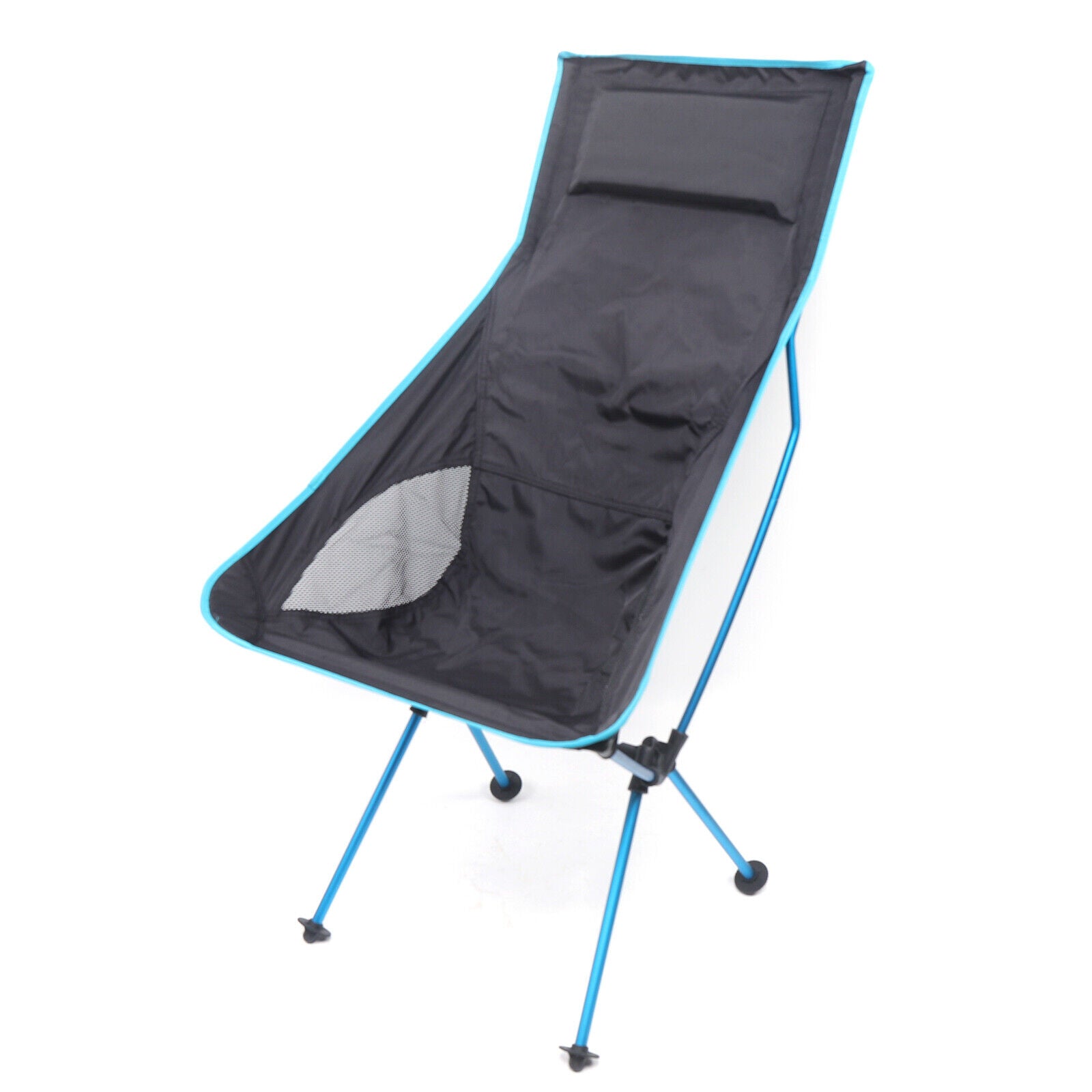 FETCOI Ultralight High Back Folding Camping Chair Beach Chair w/ Pillow Backpacking USA