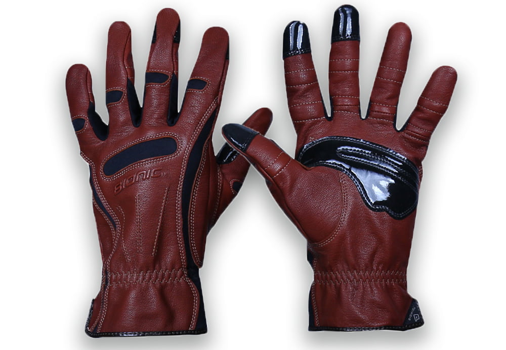 Bionic Men's Tough Pro Natural Fit Gardening/Outdoor Work Gloves - Small - Brown