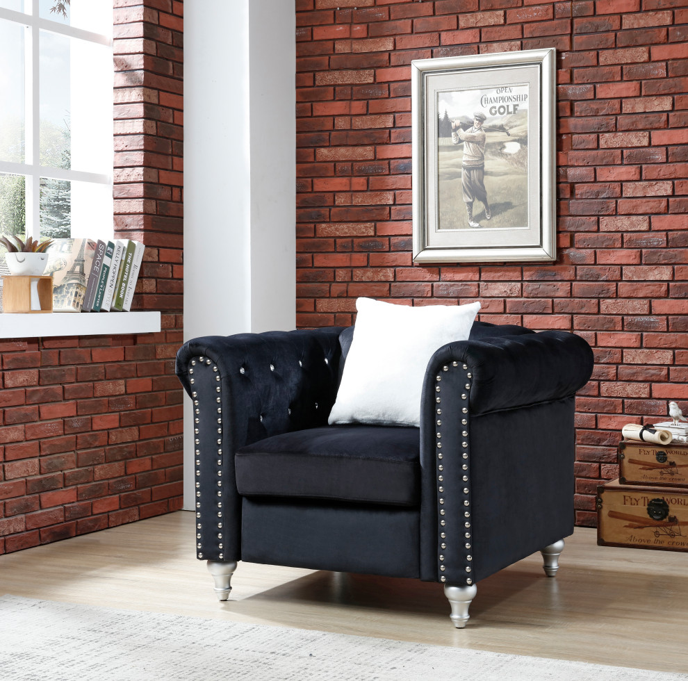 Raisa Chair   Traditional   Armchairs And Accent Chairs   by Glory Furniture  Houzz