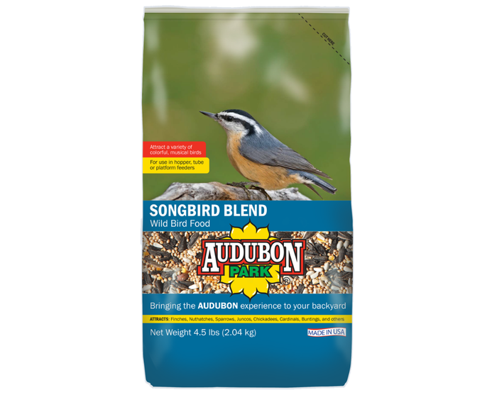 Audubon Park Premium Songbird Blend Wild Bird Food， 4.5 lb. Bag