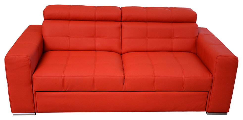 Cyrus Sofa Bed   Red   Contemporary   Sleeper Sofas   by Table World  Houzz