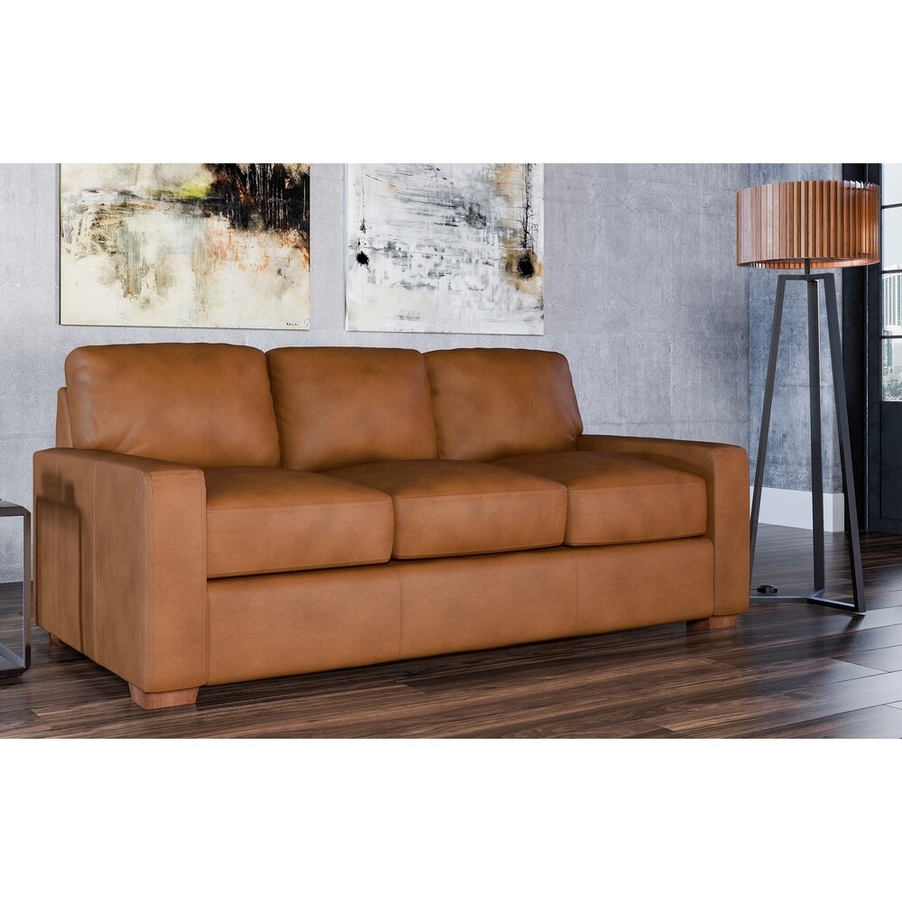 Made to Order Maxim 100% Top Grain Leather Sofa  Loveseat and Chair Set