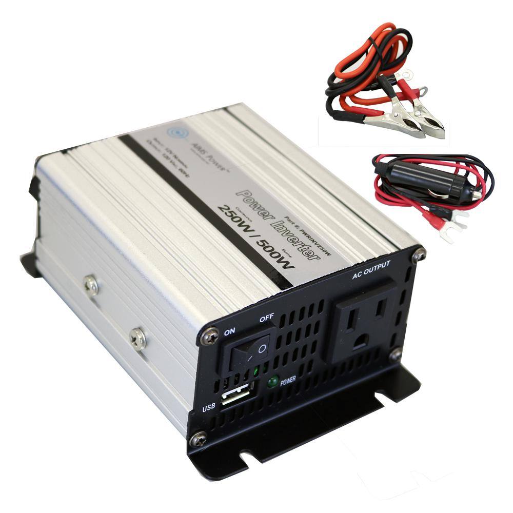 AIMS POWER 250-Watt Modified Sine Inverter 12-Volt DC to 120-Volt PWRINV250W