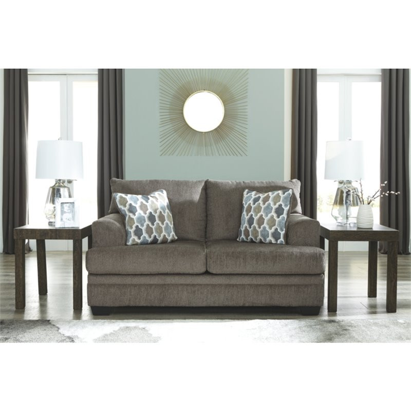 Signature Design by Ashley Dorsten Loveseat in Slate   Transitional   Loveseats   by Homesquare  Houzz