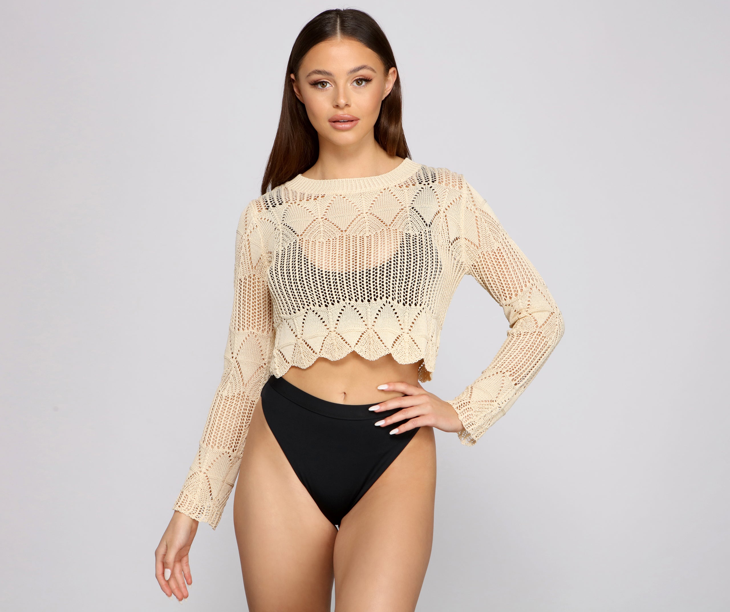 Flawlessly Fab Crochet Crop Top