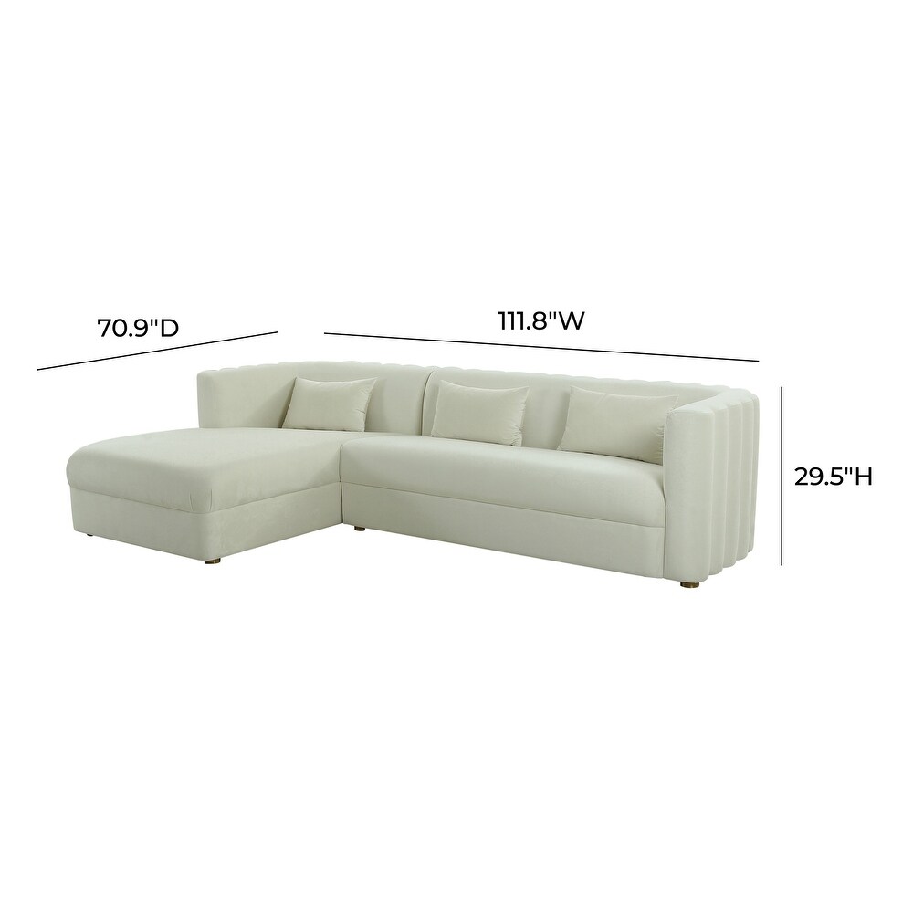 Callie Velvet Sectional