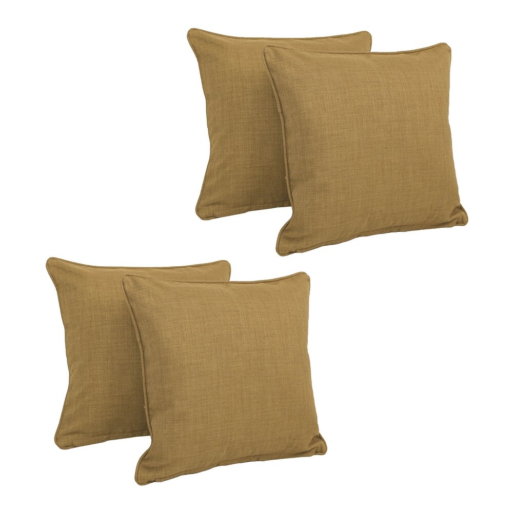 Blazing Needles 18 inch Accent Throw Pillows (Set of 4)