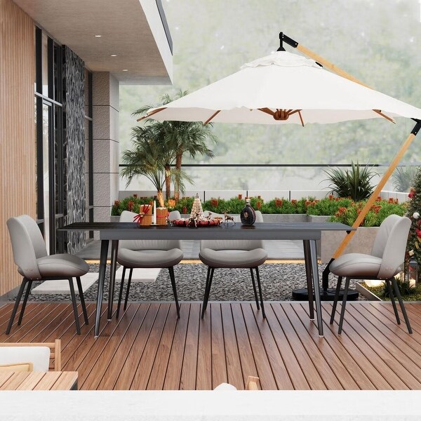 70.8inch Outdoor Rectangular Sintered Stone Dining Table