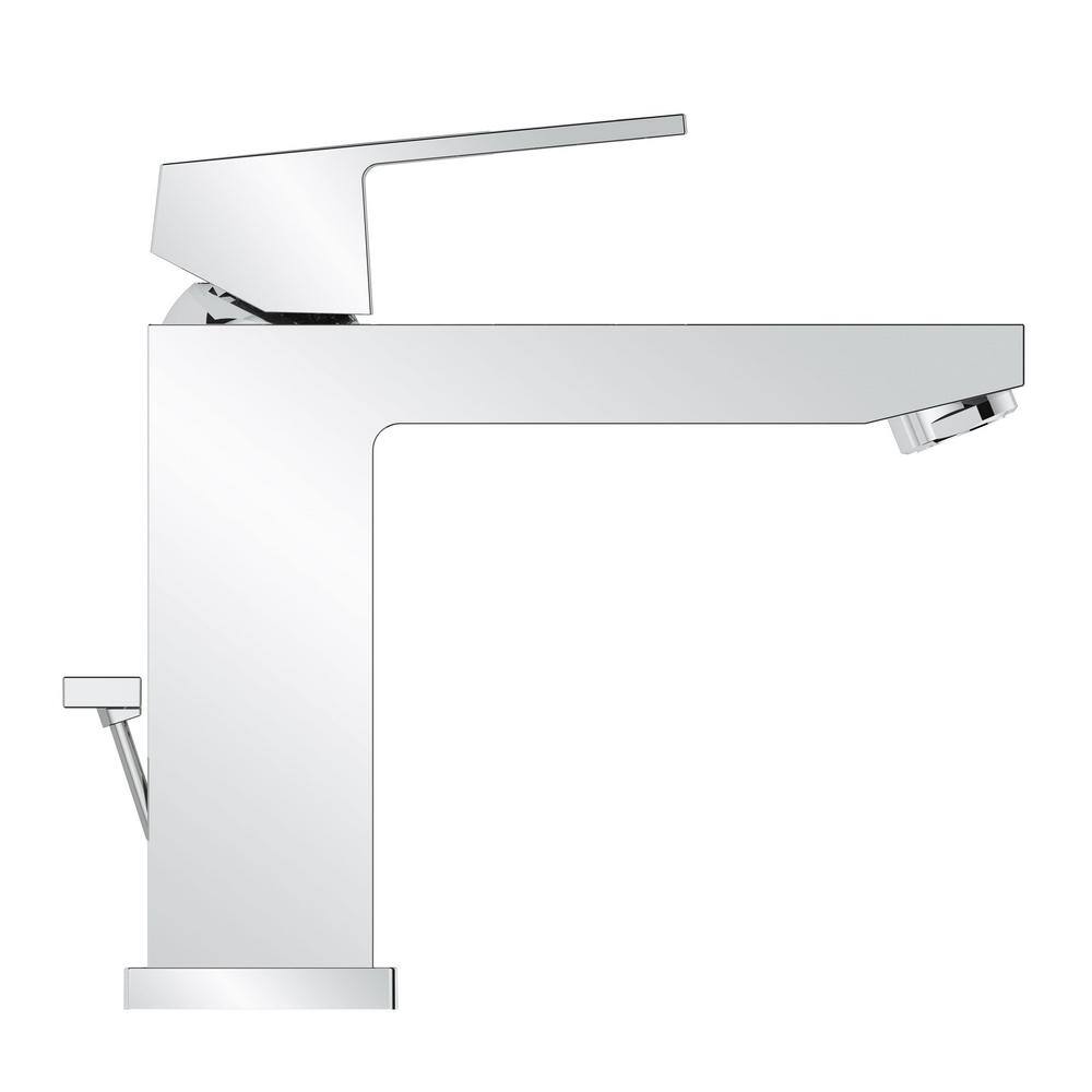 GROHE Eurocube M-Size Single Hole Single-Handle Bathroom Faucet in StarLight Chrome 23670000