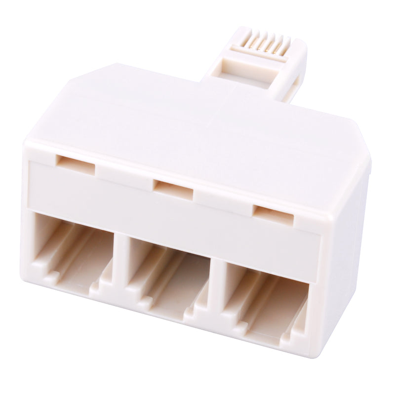 ADAPTER TRIPLEX IVORY