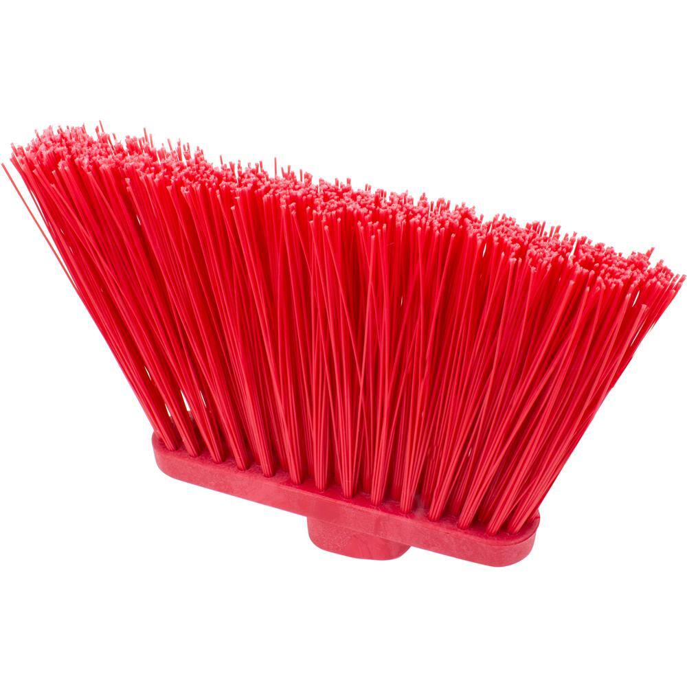 CFS Brands Sparta 12 in. Red Polypropylene Unflagged Upright Broom Head (12-Pack) 36868EC05