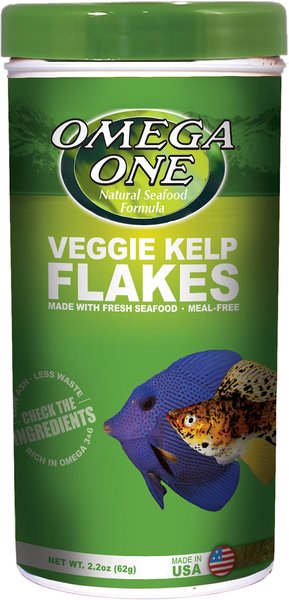 Omega One Super Veggie Kelp Flakes Fish Food