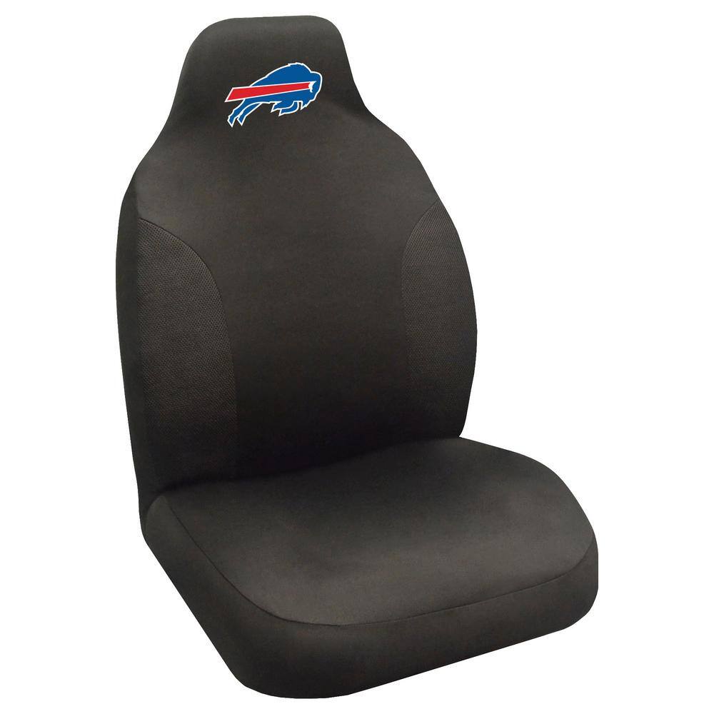 FANMATS NFL - Buffalo Bills Black Polyester Embroidered 0.1 in. x 20 in. x 40 in. Seat Cover 21498