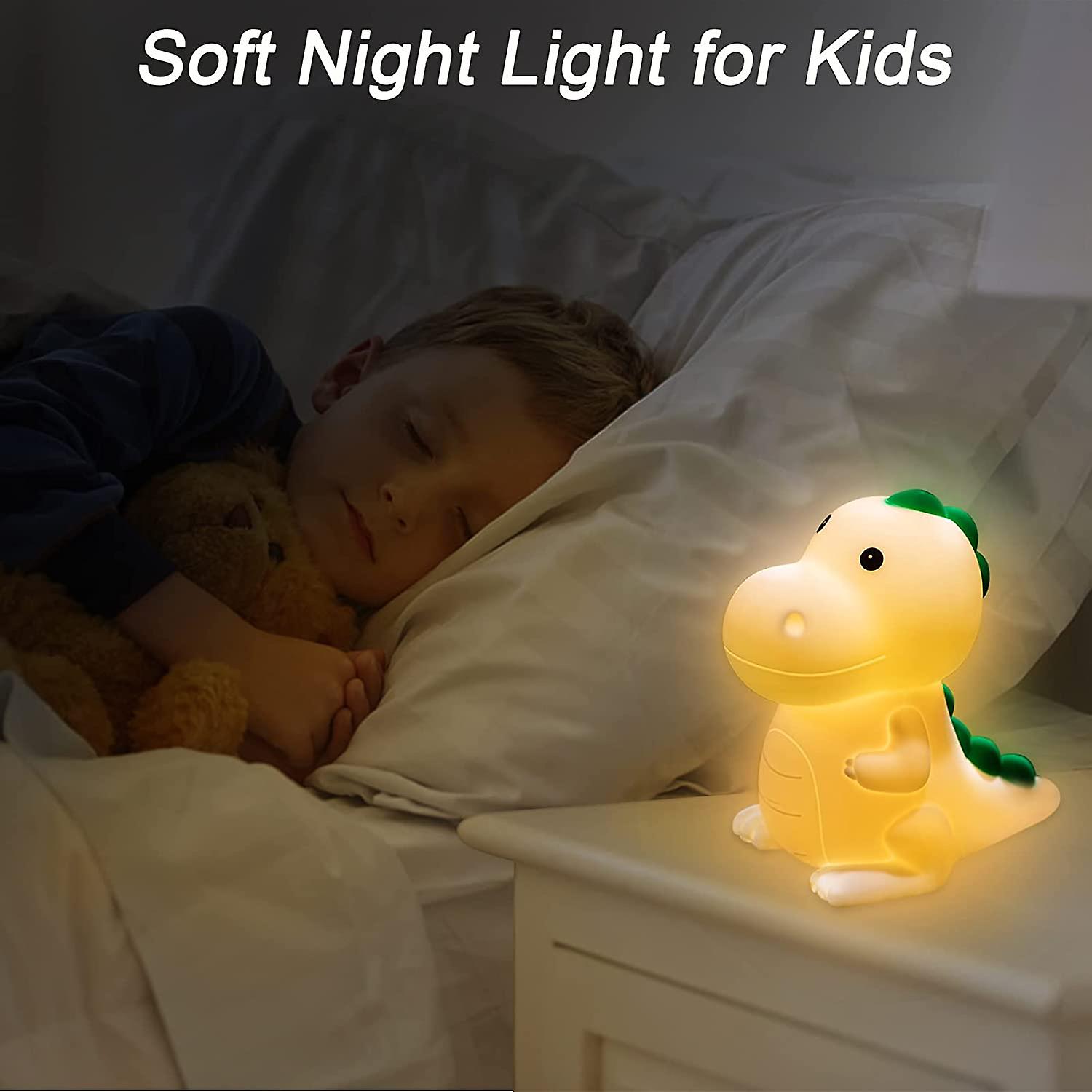 Baicccf Dinosaur Night Light，night Light For Kids，new Two-color Mode And 7 Colors Mode，rechargeable Baby Nursery Night Lights，dinosaur Toys For Kids 3