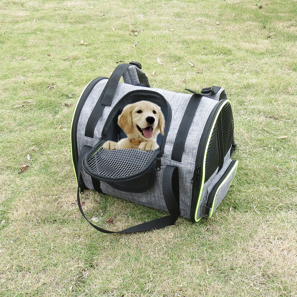 Tickas Breathable Pet Backpack Pet Carrier Bag Folding Bag Dog Out Cat Out Bag Portable Shoulder Bag