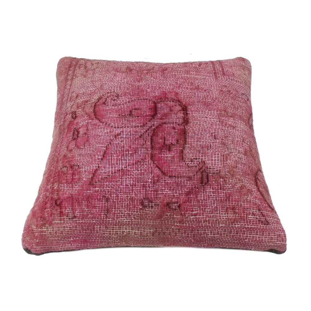 Bohemian Ballard Vintage Distressed Handmade Rug Pillow