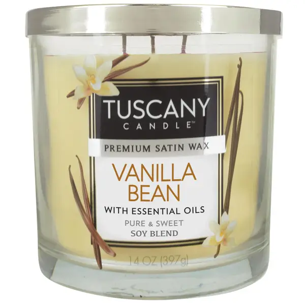 Tuscany Candle 14 oz Vanilla Bean Candle