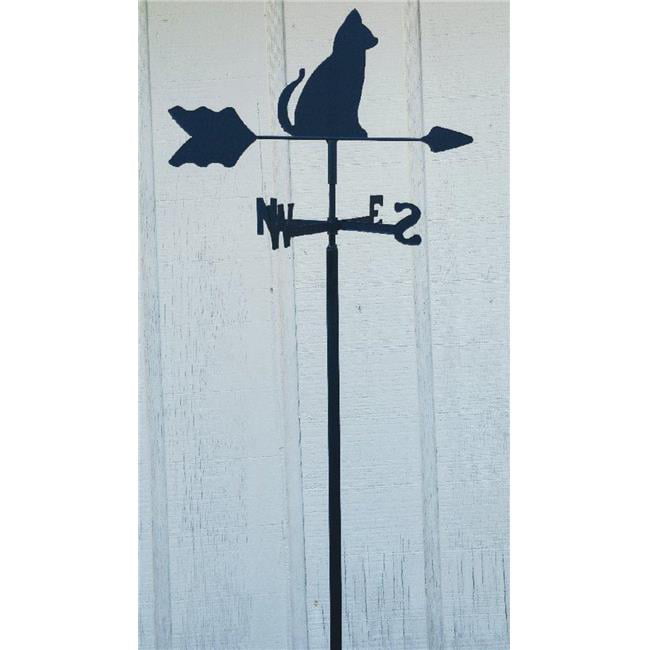 The Lazy Scroll catin Cat Garden Mount Weathervane