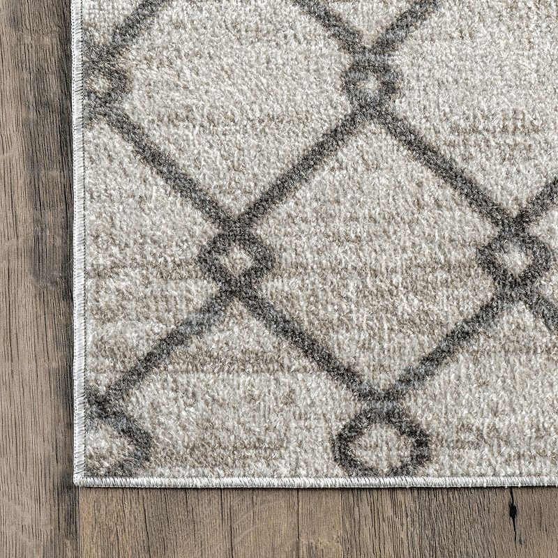 nuLOOM Mya Washable Geometric Area Rug