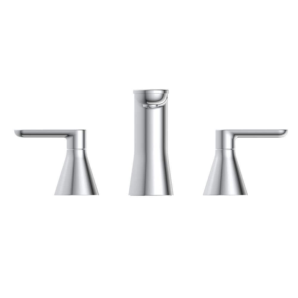 Glacier Bay Chianti 8 in Widespread 2Handle Bathroom Faucet in Chrome