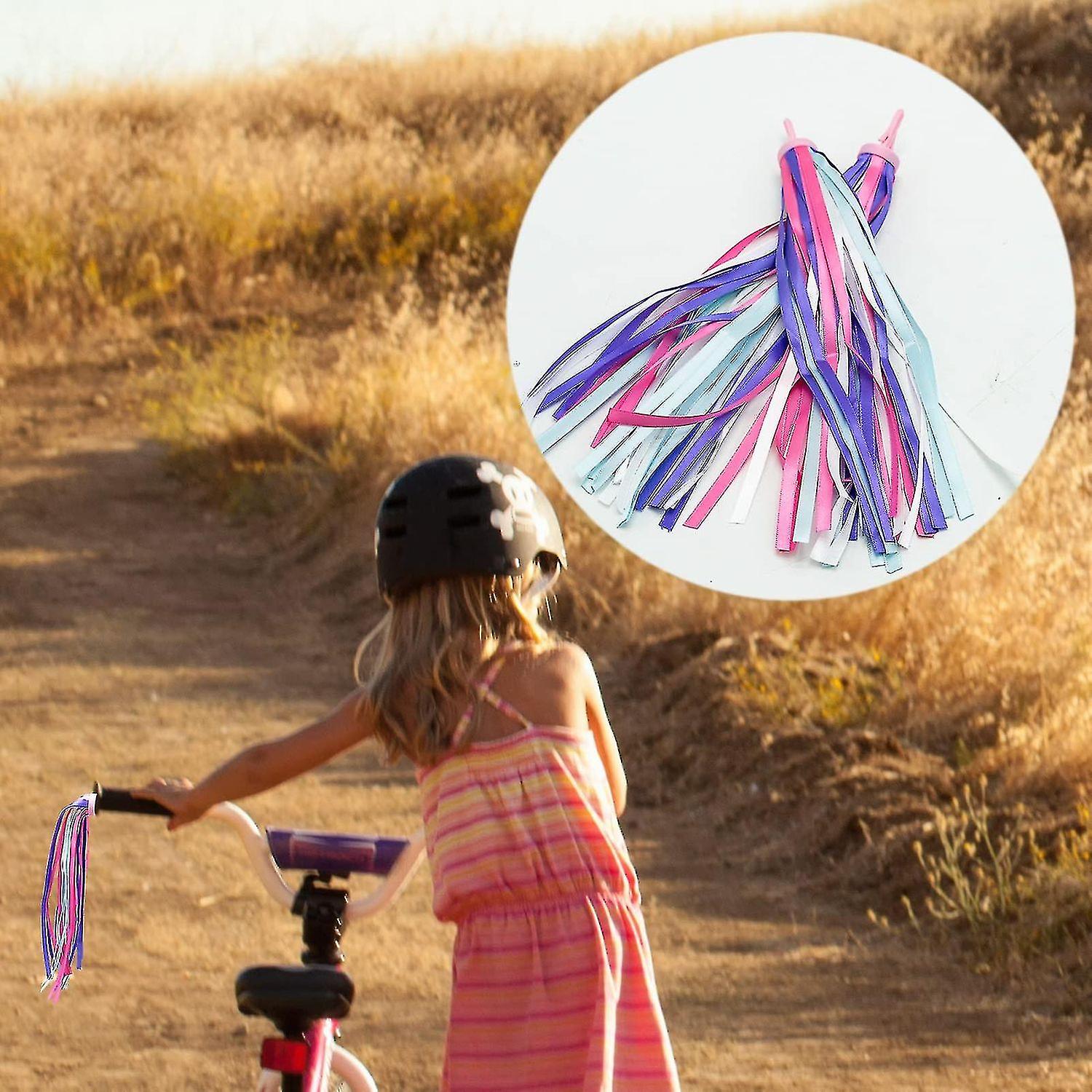 1pair Kid's Rainbow Bike Streamers For Girls Boys， 2pcs 10