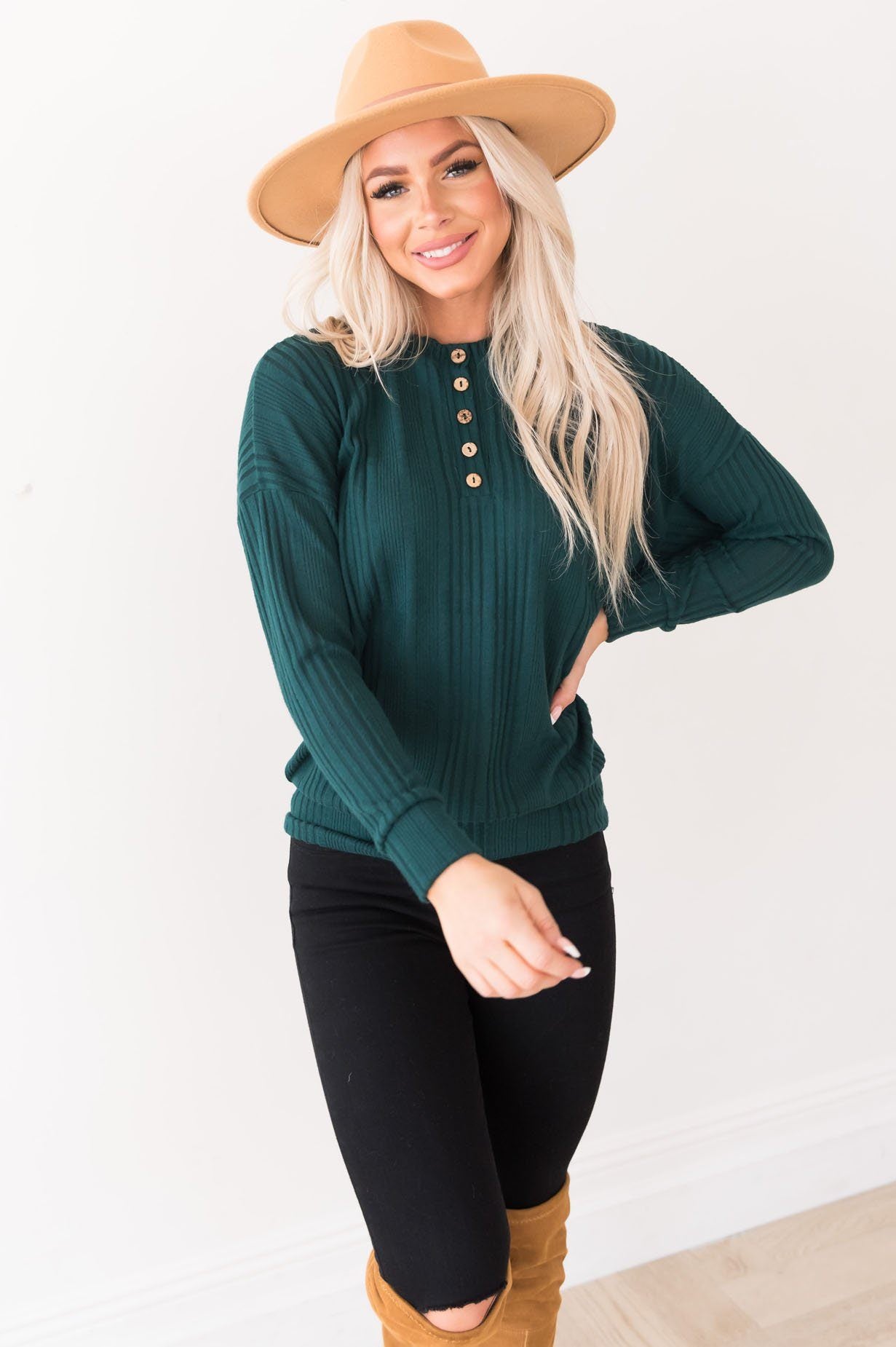 Pretty & Playful Modest Blouse