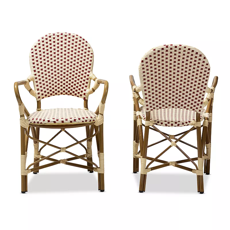 Baxton Studio Seva Dining Chair 2-piece Set