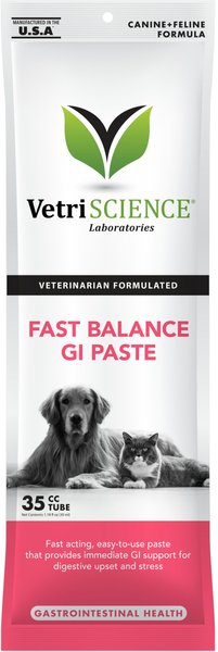 VetriScience Fast Balance G.I. Paste Medication for Digestive Issues for Cats and Dogs