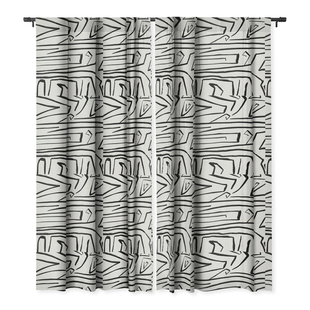 1 piece Blackout Modern Improvisation 02 Made to Order Curtain Panel